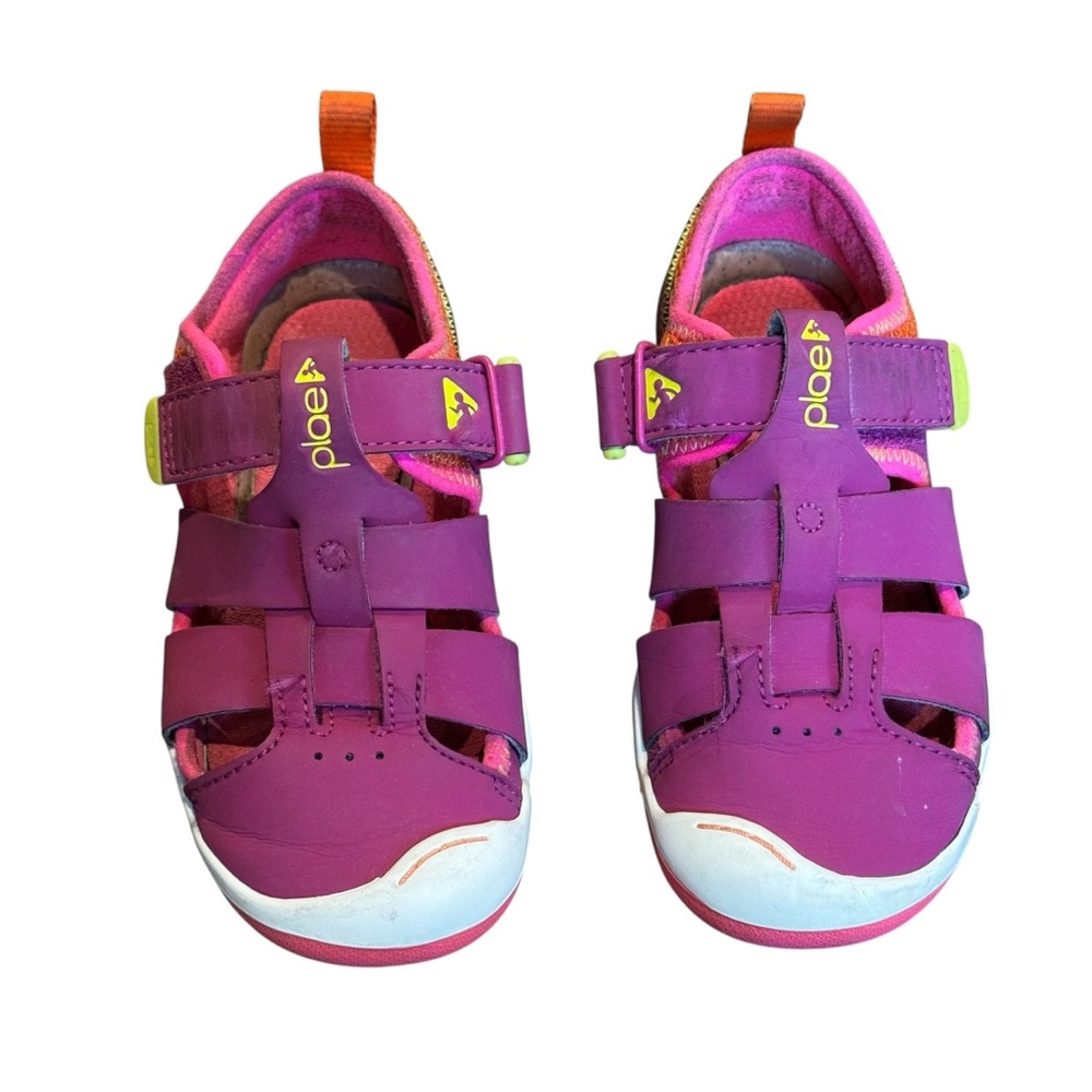 PLAE Kids Sam 2.0 Fuchsia Sandals Sz 11.5 US